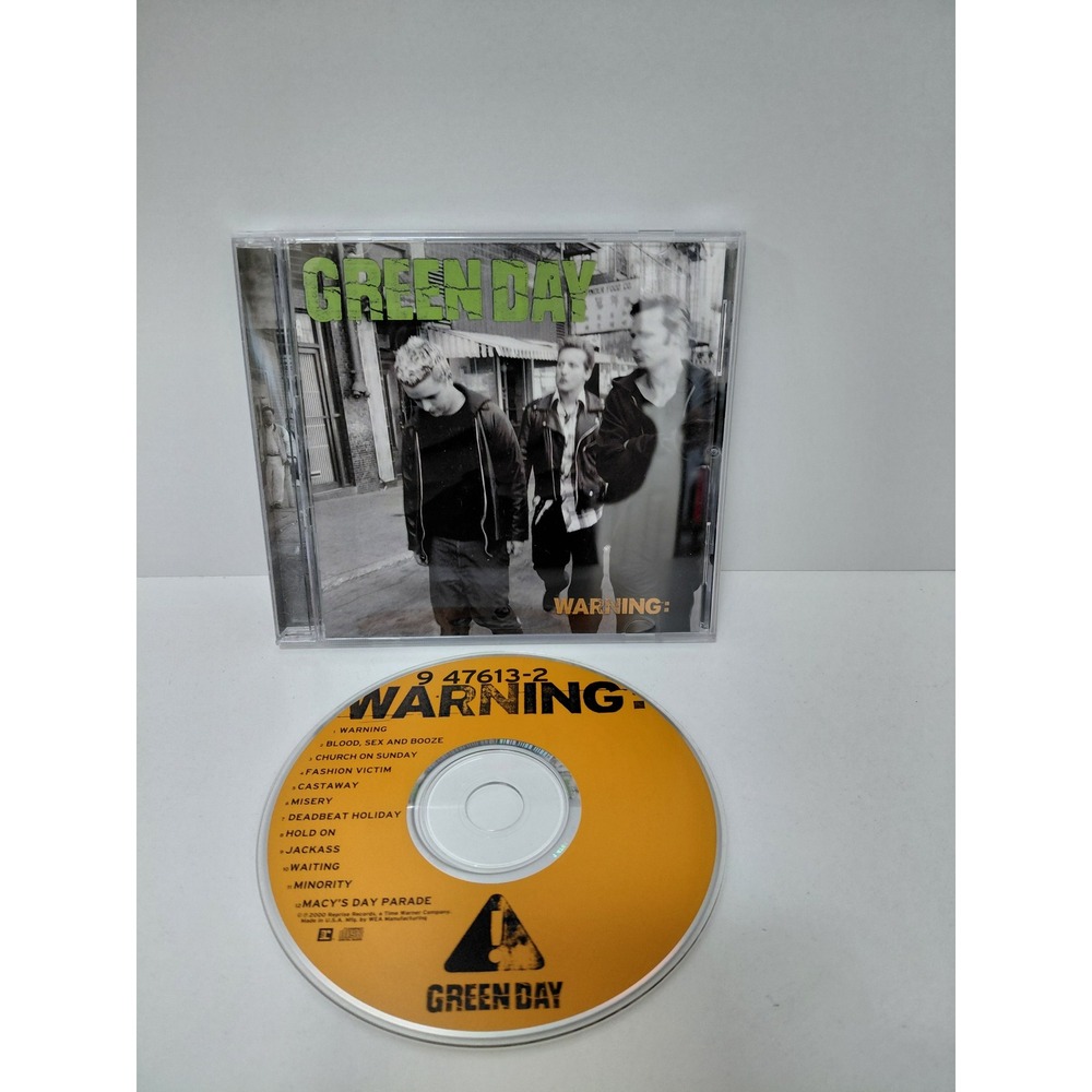 Green Day Warning CD 2000 Reprise Records 9 47613-2 Punk Rock Alternative